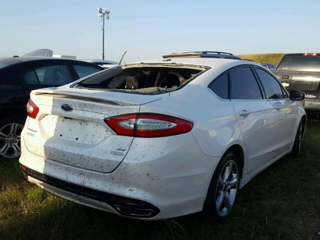 3FA6P0H92GR404121 - 2016 FORD FUSION WHITE photo 4