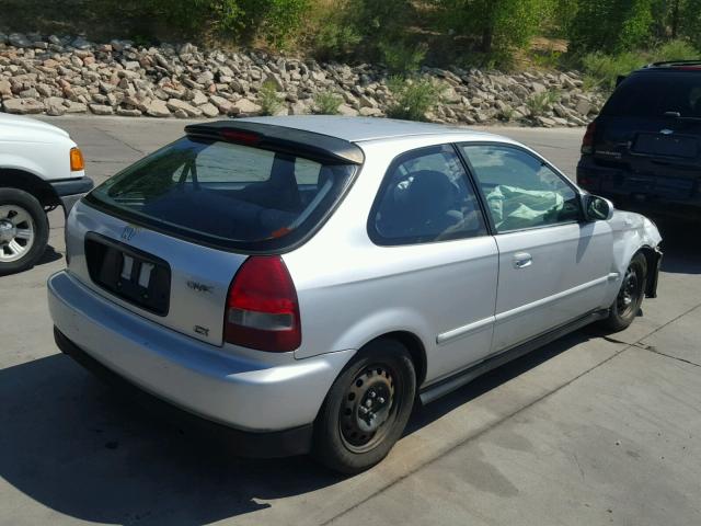 2HGEJ6328XH110563 - 1999 HONDA CIVIC CX SILVER photo 4