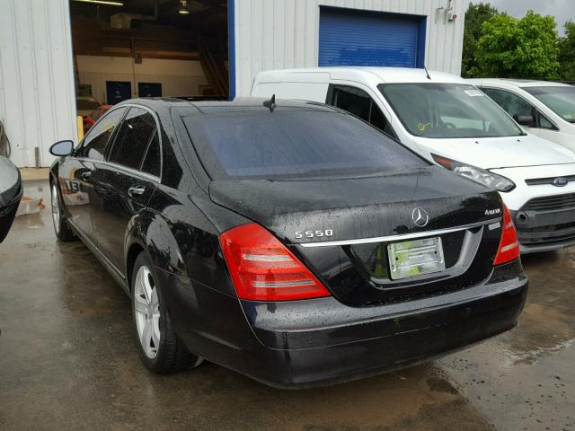 WDDNG86XX7A128969 - 2007 MERCEDES-BENZ S 550 4MAT BLACK photo 3