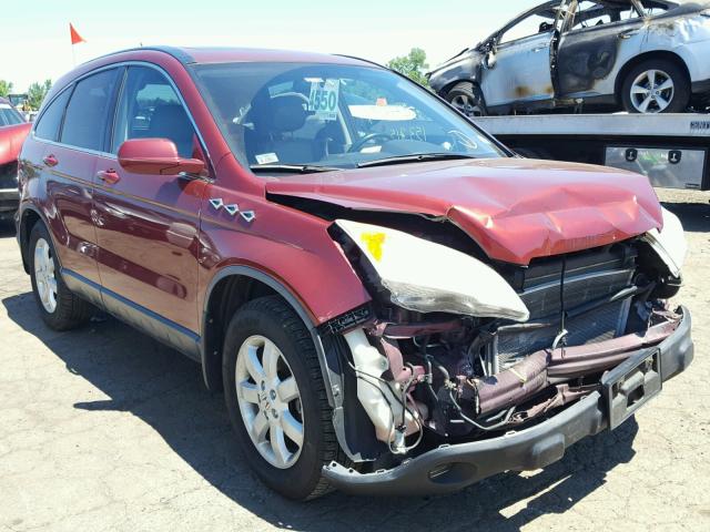 JHLRE48767C080238 - 2007 HONDA CR-V EXL RED photo 1