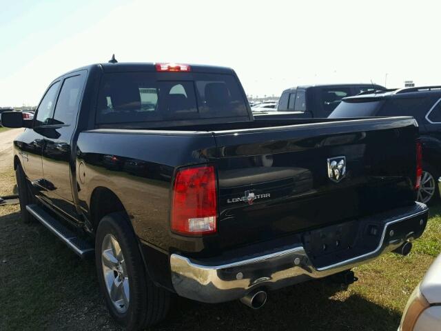 1C6RR6LM3FS591363 - 2015 RAM 1500 SLT შავი ფოტო 3