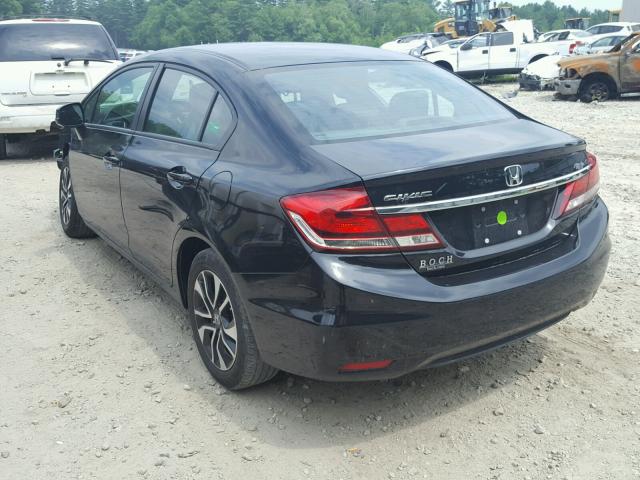 19XFB2F94DE279827 - 2013 HONDA CIVIC EXL 黑色 照片 3
