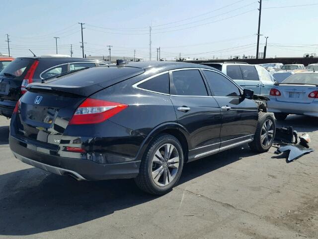 5J6TF1H52DL001537 - 2013 HONDA CROSSTOUR BLACK photo 4