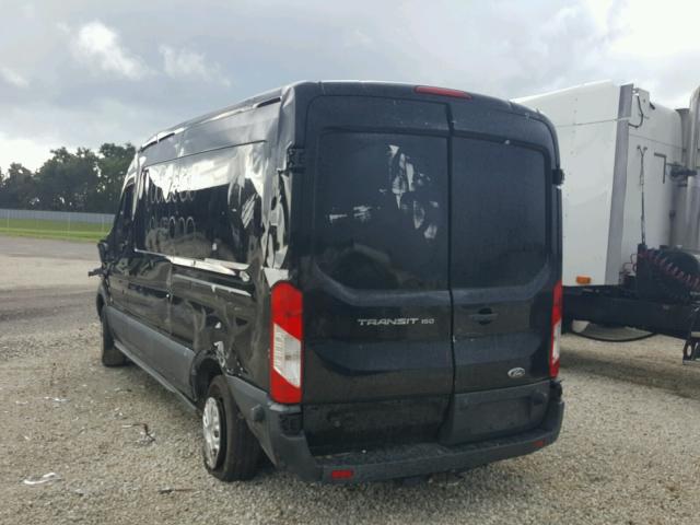 1FTYE2CM5GKA68288 - 2016 FORD TRANSIT T- BLACK photo 3