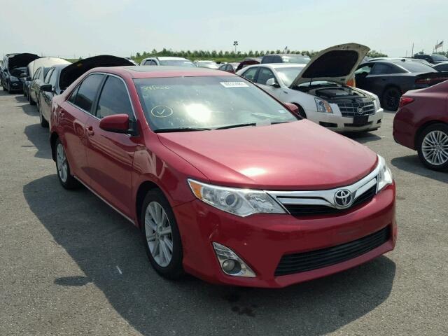 4T4BF1FK9ER347270 - 2014 TOYOTA CAMRY L RED photo 1