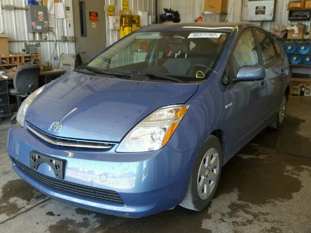 JTDKB20U277557558 - 2007 TOYOTA PRIUS BLUE photo 2