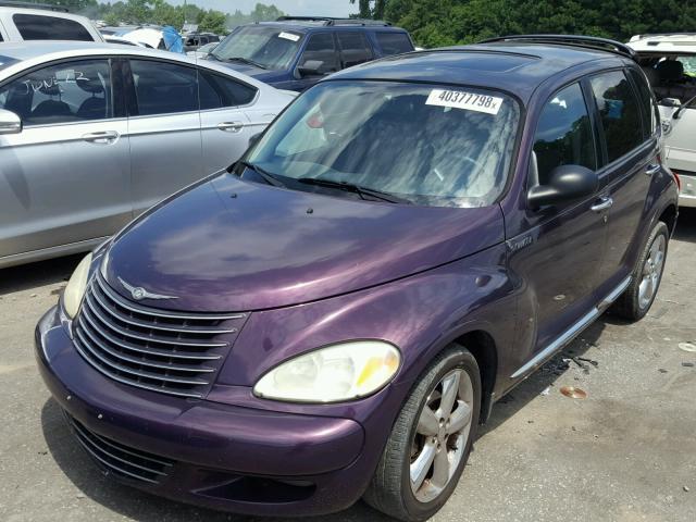 3C8FY78G74T205397 - 2004 CHRYSLER PT CRUISER PURPLE photo 2