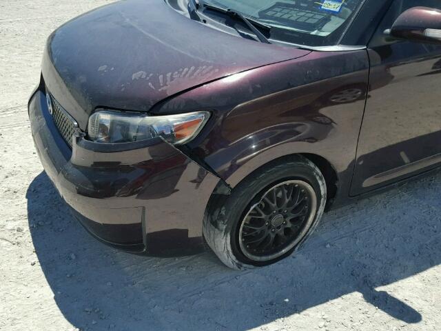 JTLZE4FE1A1106802 - 2010 TOYOTA SCION XB Granate foto 9