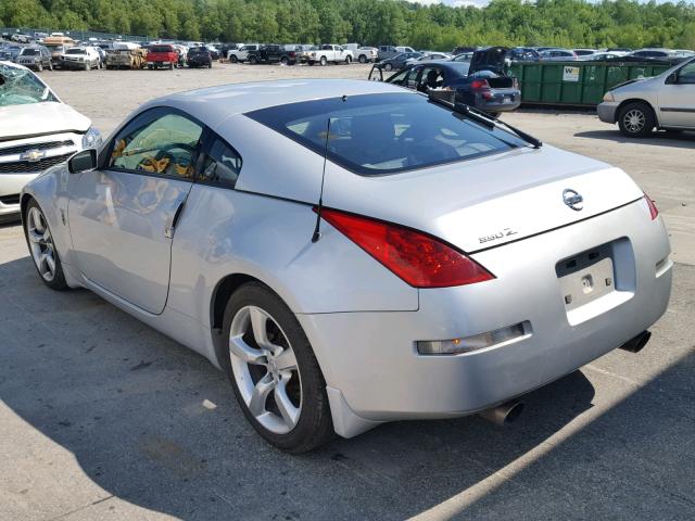 JN1AZ34D66M312014 - 2006 NISSAN 350Z COUPE SILVER photo 3