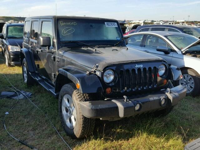 1C4HJWEG2DL693067 - 2013 JEEP WRANGLER U BLACK photo 1