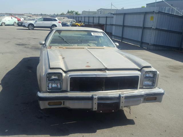 1D80L7Z427056 - 1977 CHEVROLET EL CAMINO TAN photo 9