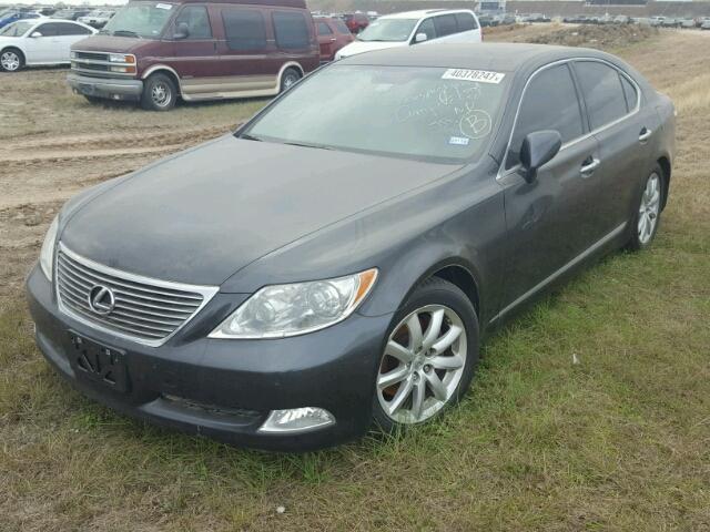 JTHBL46F685075687 - 2008 LEXUS LS 460 BLACK photo 2