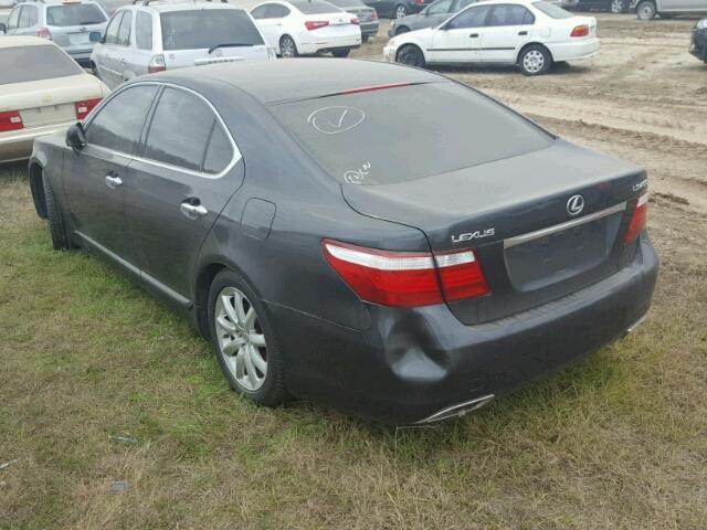 JTHBL46F685075687 - 2008 LEXUS LS 460 BLACK photo 3