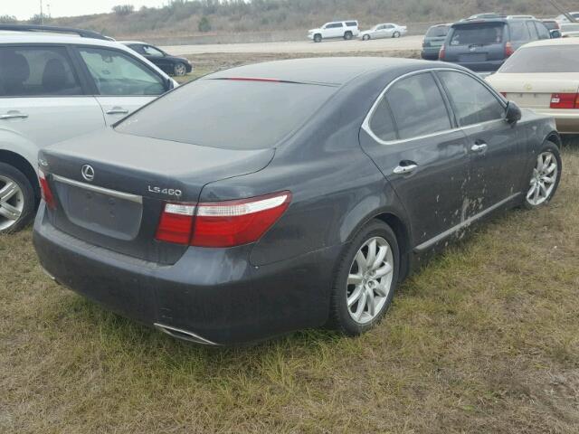 JTHBL46F685075687 - 2008 LEXUS LS 460 BLACK photo 4