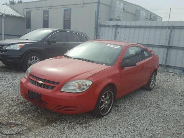 1G1AS18H997202587 - 2009 CHEVROLET COBALT LS RED photo 2