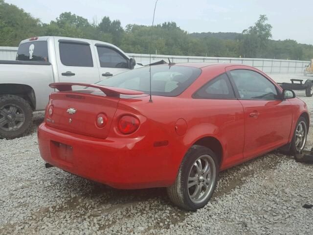 1G1AS18H997202587 - 2009 CHEVROLET COBALT LS RED photo 4