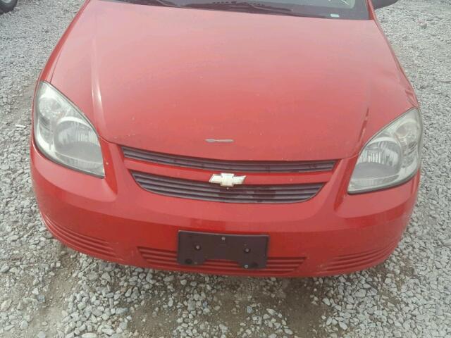 1G1AS18H997202587 - 2009 CHEVROLET COBALT LS RED photo 9