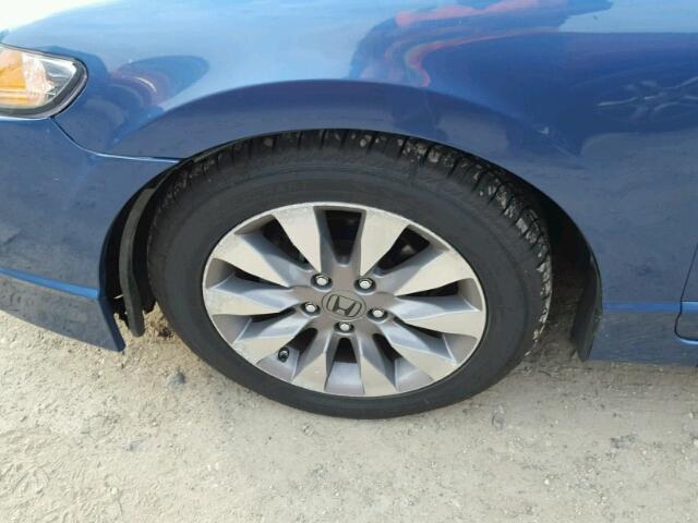 2HGFA16989H350523 - 2009 HONDA CIVIC EXL 蓝色 照片 9