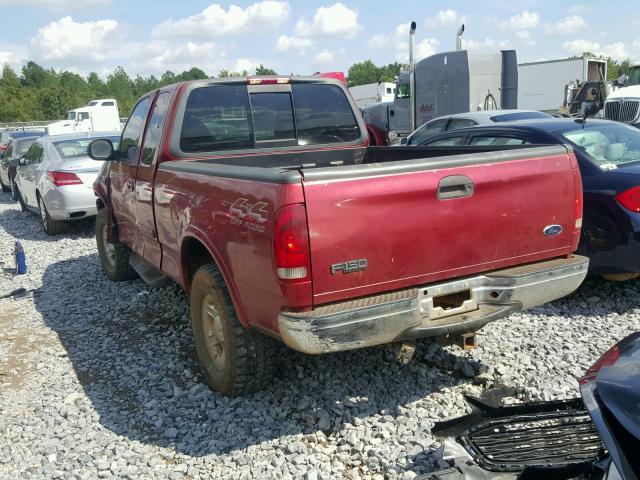 1FTRX18L3XKB08845 - 1999 FORD F150 RED photo 3