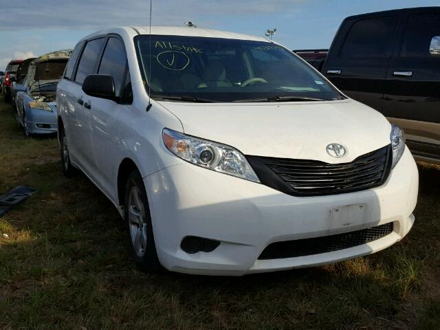 5TDZK3DC8ES500189 - 2014 TOYOTA SIENNA BAS WHITE photo 1