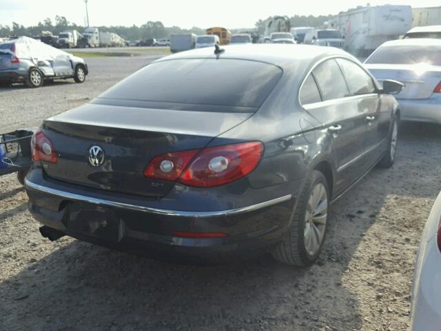 WVWMP7ANXAE536555 - 2010 VOLKSWAGEN CC SPORT GRAY photo 4