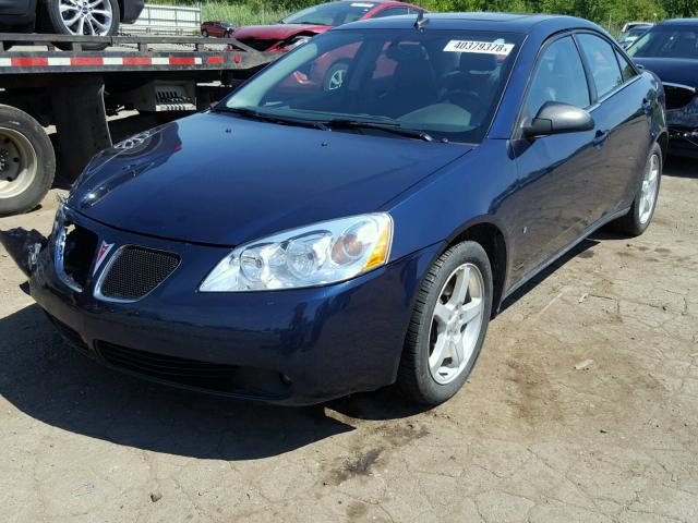 1G2ZG57N494109704 - 2009 PONTIAC G6 BLUE photo 2