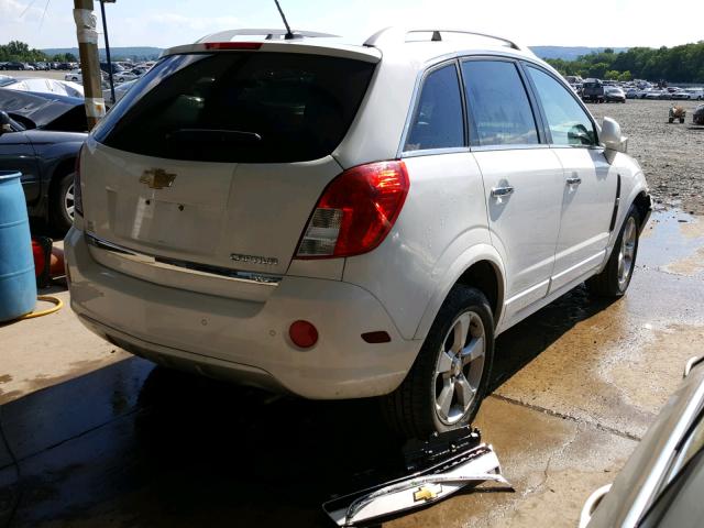 3GNAL4EK1ES659192 - 2014 CHEVROLET CAPTIVA LT WHITE photo 4