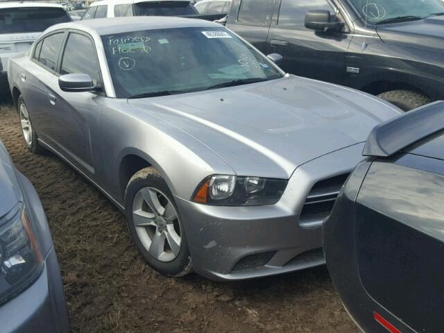 2C3CDXBG3EH168212 - 2014 DODGE CHARGER GRAY photo 1