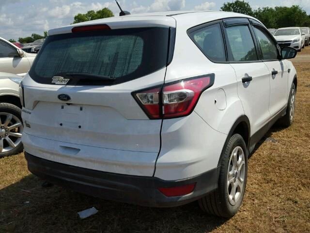 1FMCU0F75HUC25049 - 2017 FORD ESCAPE S WHITE photo 4