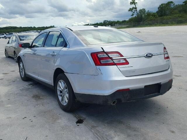 1FAHP2D87EG143655 - 2014 FORD TAURUS SE SILVER photo 3