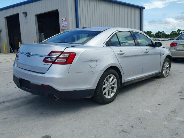 1FAHP2D87EG143655 - 2014 FORD TAURUS SE SILVER photo 4