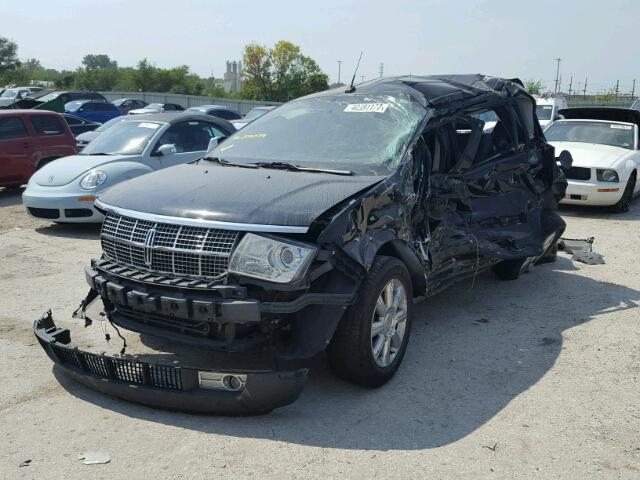 2LMDU68C67BJ19073 - 2007 LINCOLN MKX BLACK photo 2