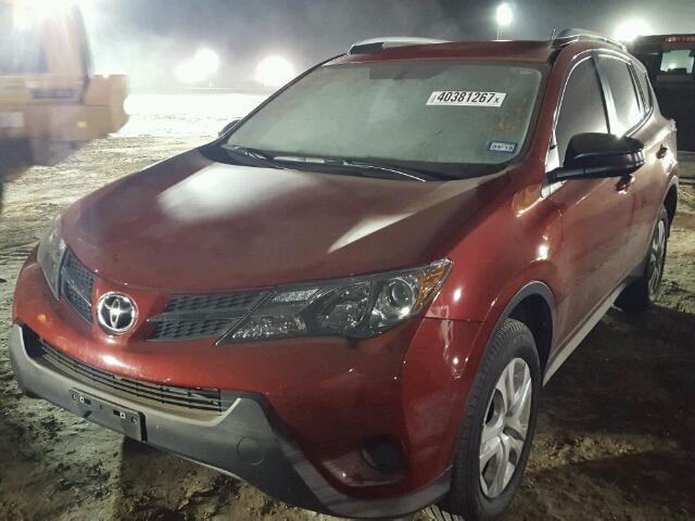 JTMZFREV8FJ041395 - 2015 TOYOTA RAV4 RED photo 2