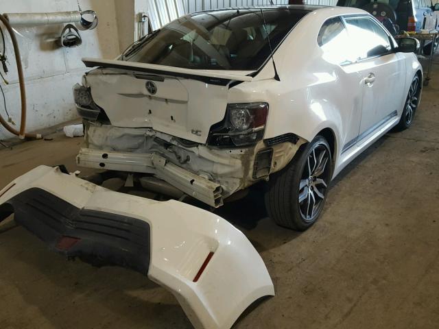 JTKJF5C72E3086709 - 2014 TOYOTA SCION TC 白色 照片 4