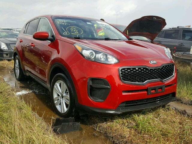 KNDPM3ACXH7060691 - 2017 KIA SPORTAGE RED photo 1