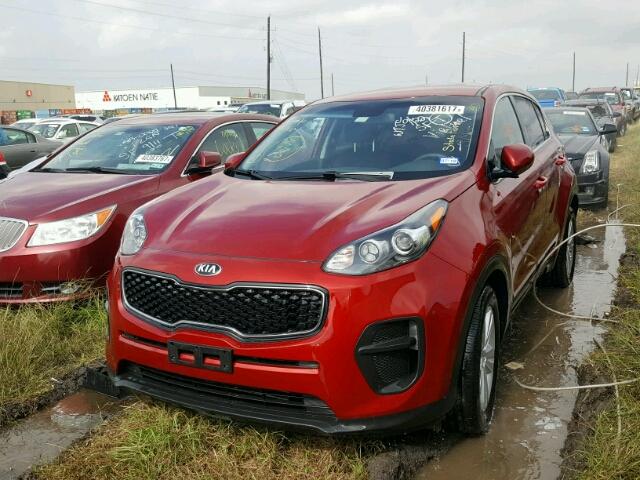 KNDPM3ACXH7060691 - 2017 KIA SPORTAGE RED photo 2