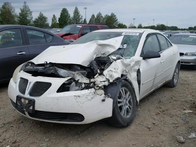 1G2ZG558564241556 - 2006 PONTIAC G6 SE1 WHITE photo 2