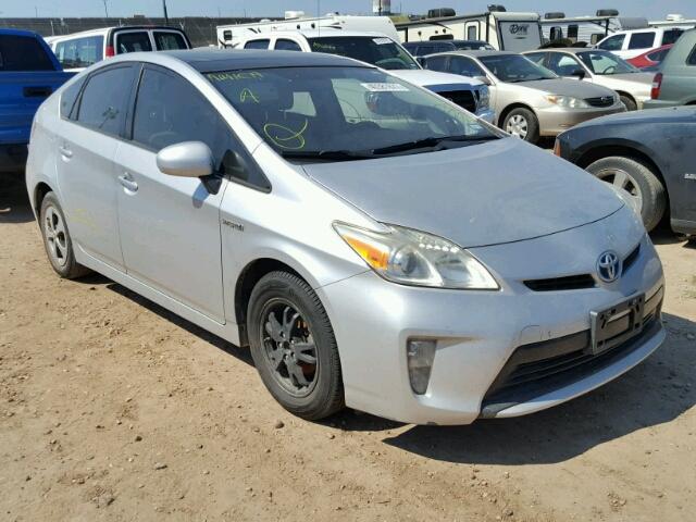 JTDKN3DU2C5405809 - 2012 TOYOTA PRIUS SILVER photo 1