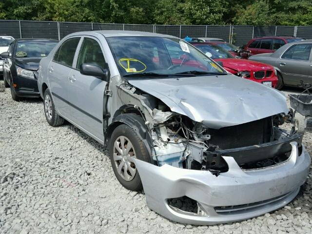 2T1BR30E38C914238 - 2008 TOYOTA COROLLA CE SILVER photo 1