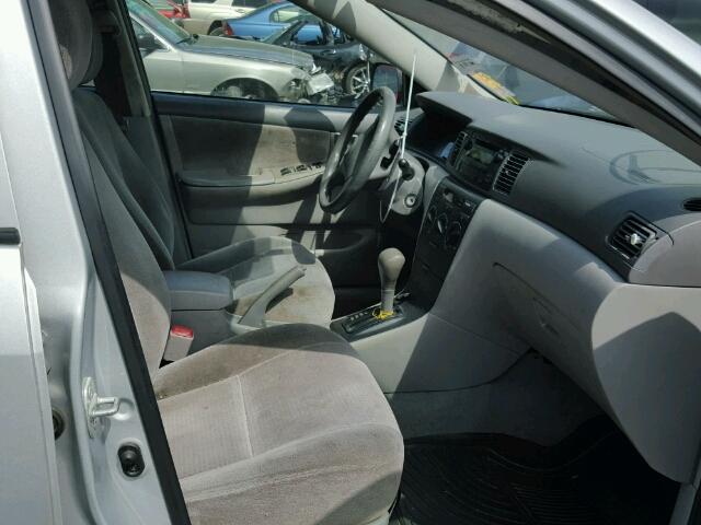 2T1BR30E38C914238 - 2008 TOYOTA COROLLA CE SILVER photo 5