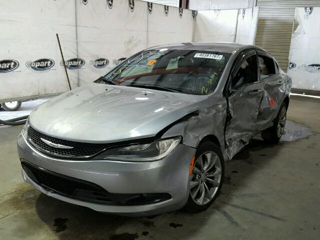 1C3CCCBB5FN585324 - 2015 CHRYSLER 200 S GRAY photo 2