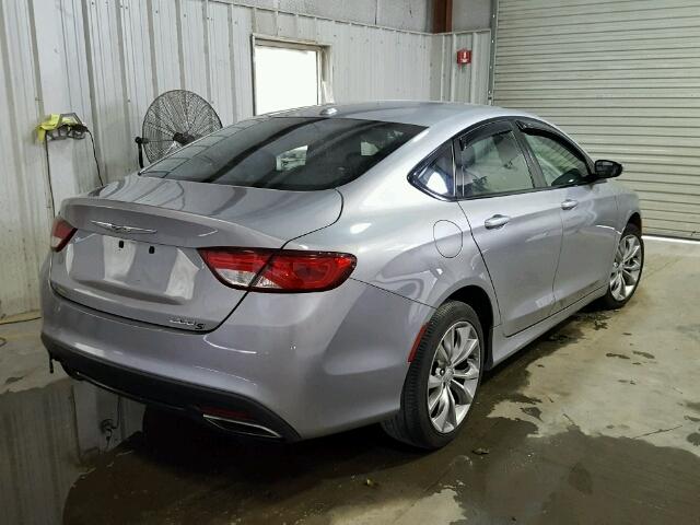 1C3CCCBB5FN585324 - 2015 CHRYSLER 200 S GRAY photo 4