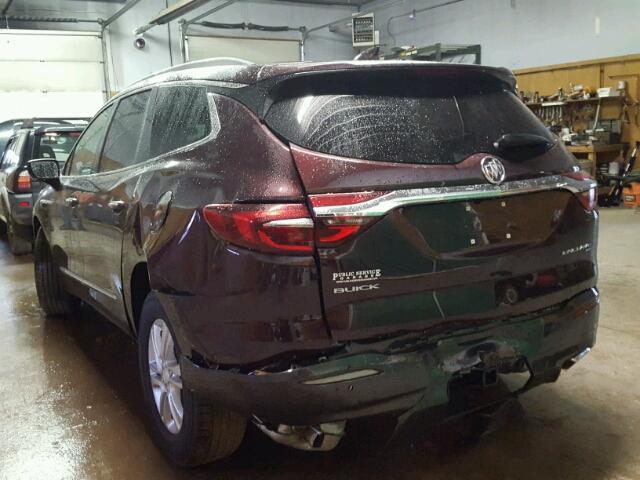 5GAEVAKW6JJ227169 - 2018 BUICK ENCLAVE ES MAROON photo 3