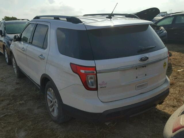 1FMHK7D80BGA15223 - 2011 FORD EXPLORER WHITE photo 3