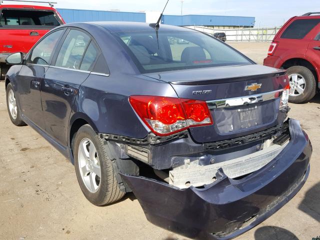 1G1PC5SB5E7461767 - 2014 CHEVROLET CRUZE LT BLUE photo 3