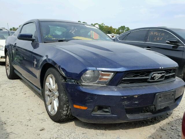 1ZVBP8AN7A5176378 - 2010 FORD MUSTANG BLUE photo 1