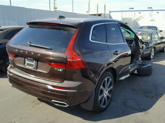 YV4A22RLXJ1062036 - 2018 VOLVO XC60 T6 MAROON photo 4