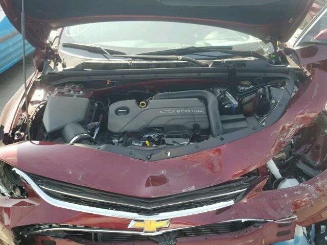 1G1ZE5ST4GF322153 - 2016 CHEVROLET MALIBU LT MAROON photo 7