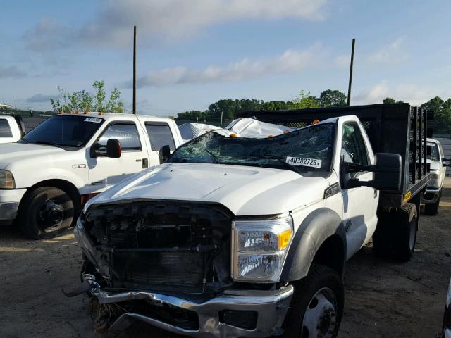 1FDUF4HT9FEC84242 - 2015 FORD F450 SUPER WHITE photo 2