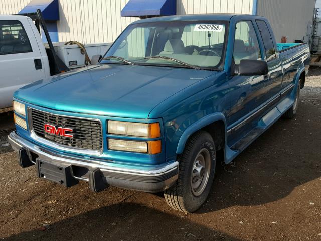 1GTGC29FXTE514843 - 1996 GMC SIERRA C25 GREEN photo 2